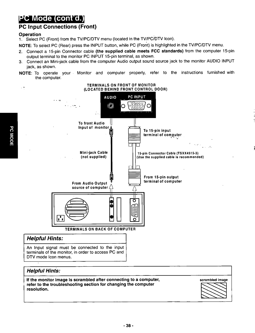 Panasonic CT-36DV60 manual 