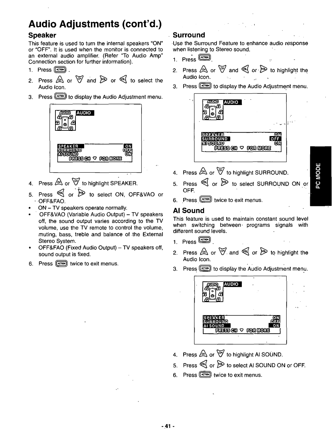 Panasonic CT-36DV60 manual 