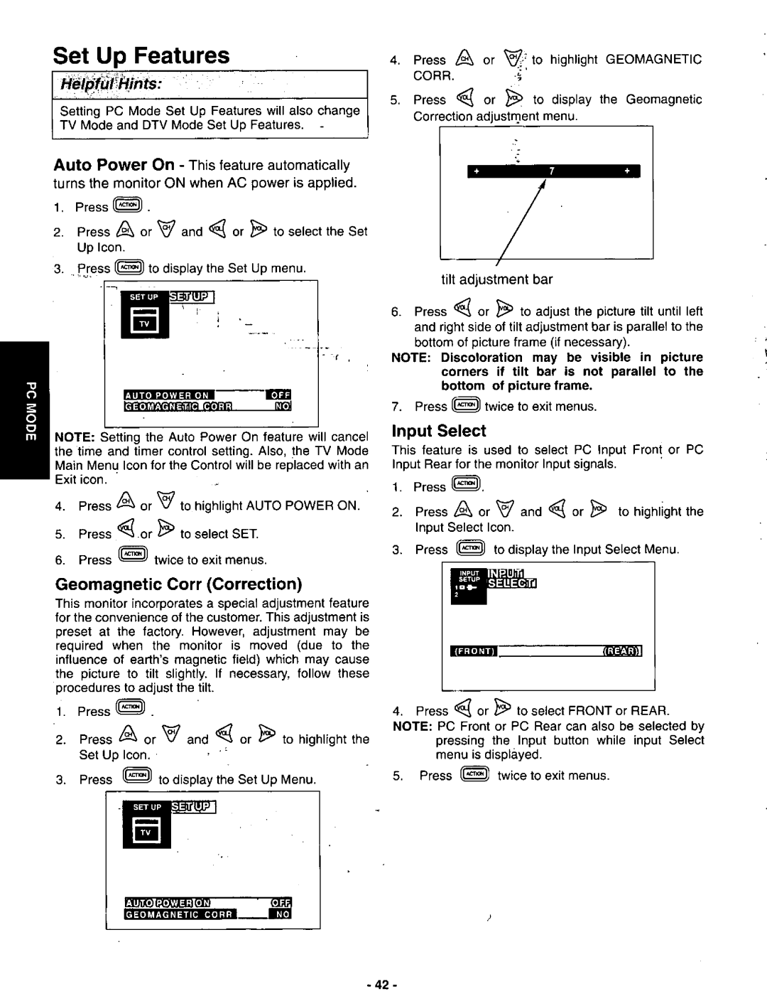 Panasonic CT-36DV60 manual 