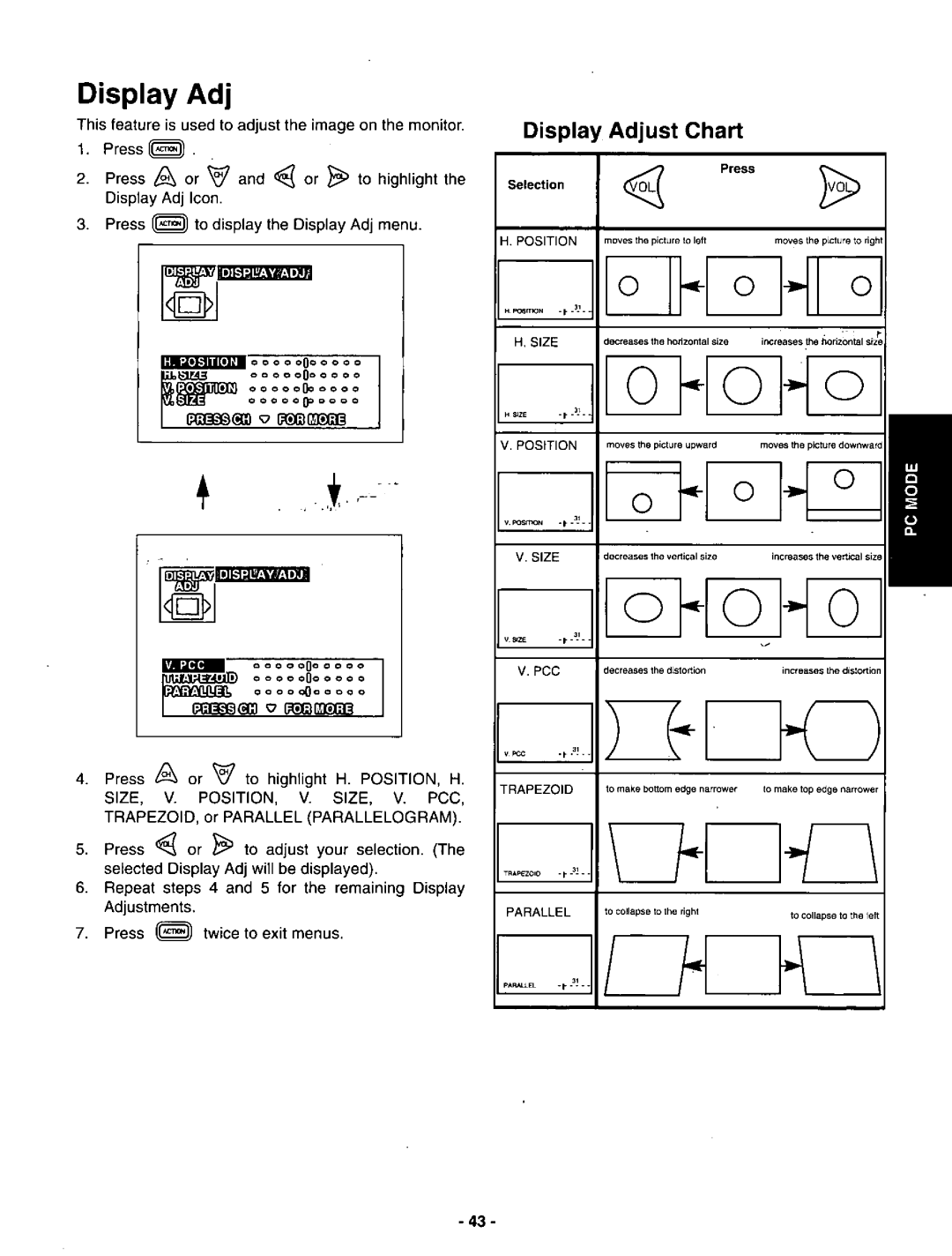 Panasonic CT-36DV60 manual 