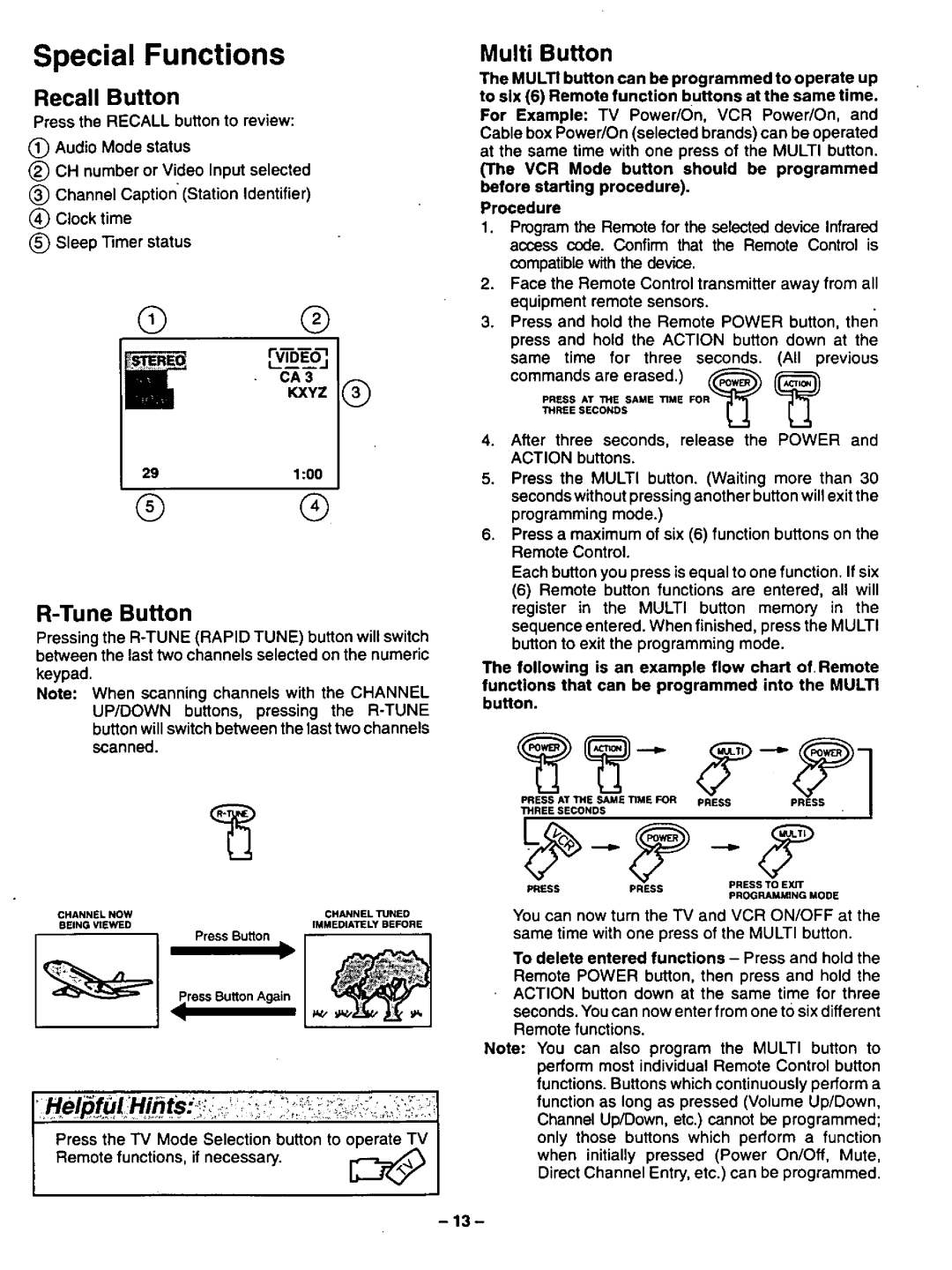 Panasonic CT-36G32U, CT-32G32U, CT-27G32U manual 