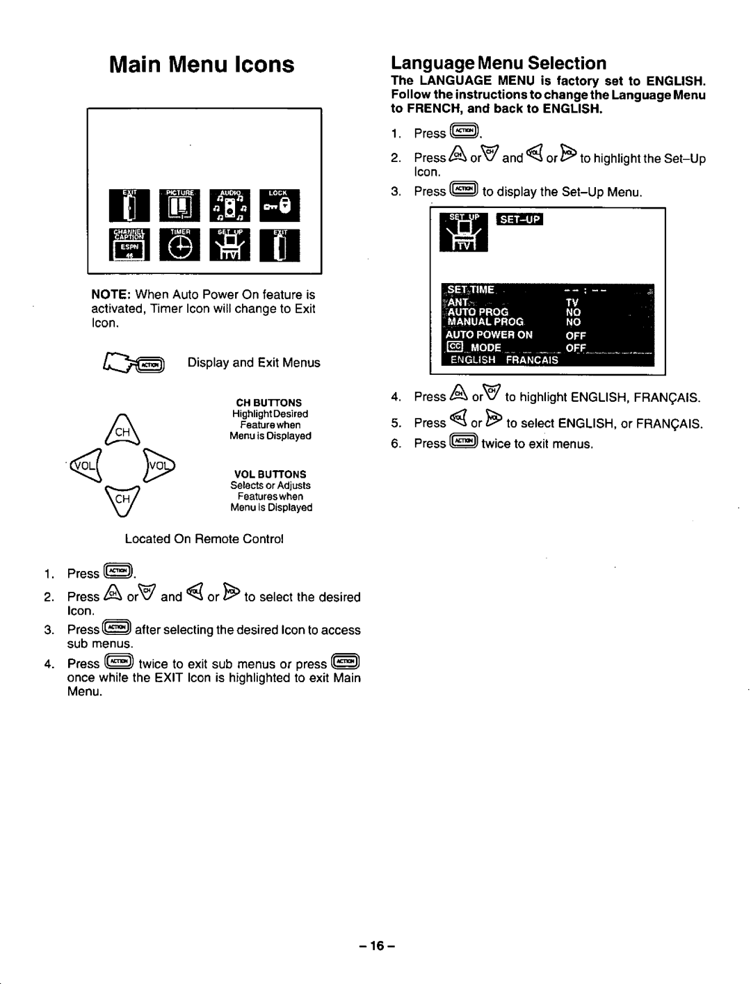 Panasonic CT-36G32U, CT-32G32U, CT-27G32U manual 