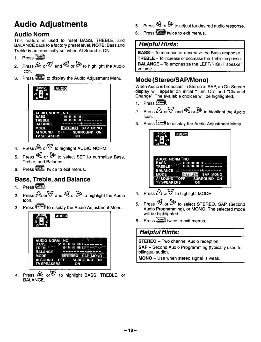 Panasonic CT-36G32U, CT-32G32U, CT-27G32U manual 