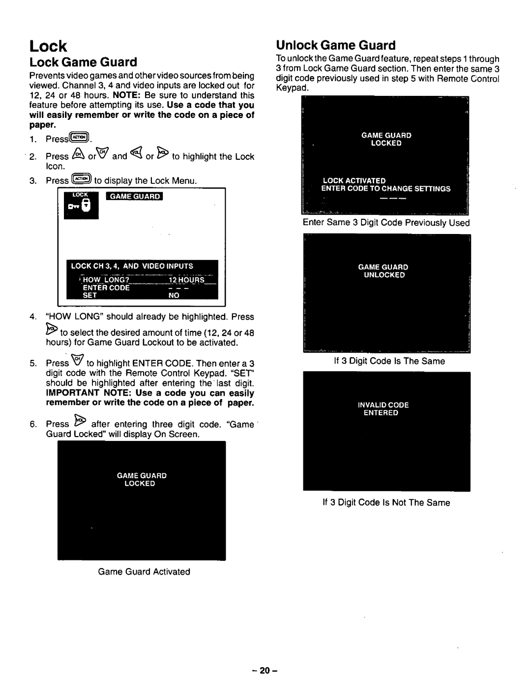 Panasonic CT-36G32U, CT-32G32U, CT-27G32U manual 