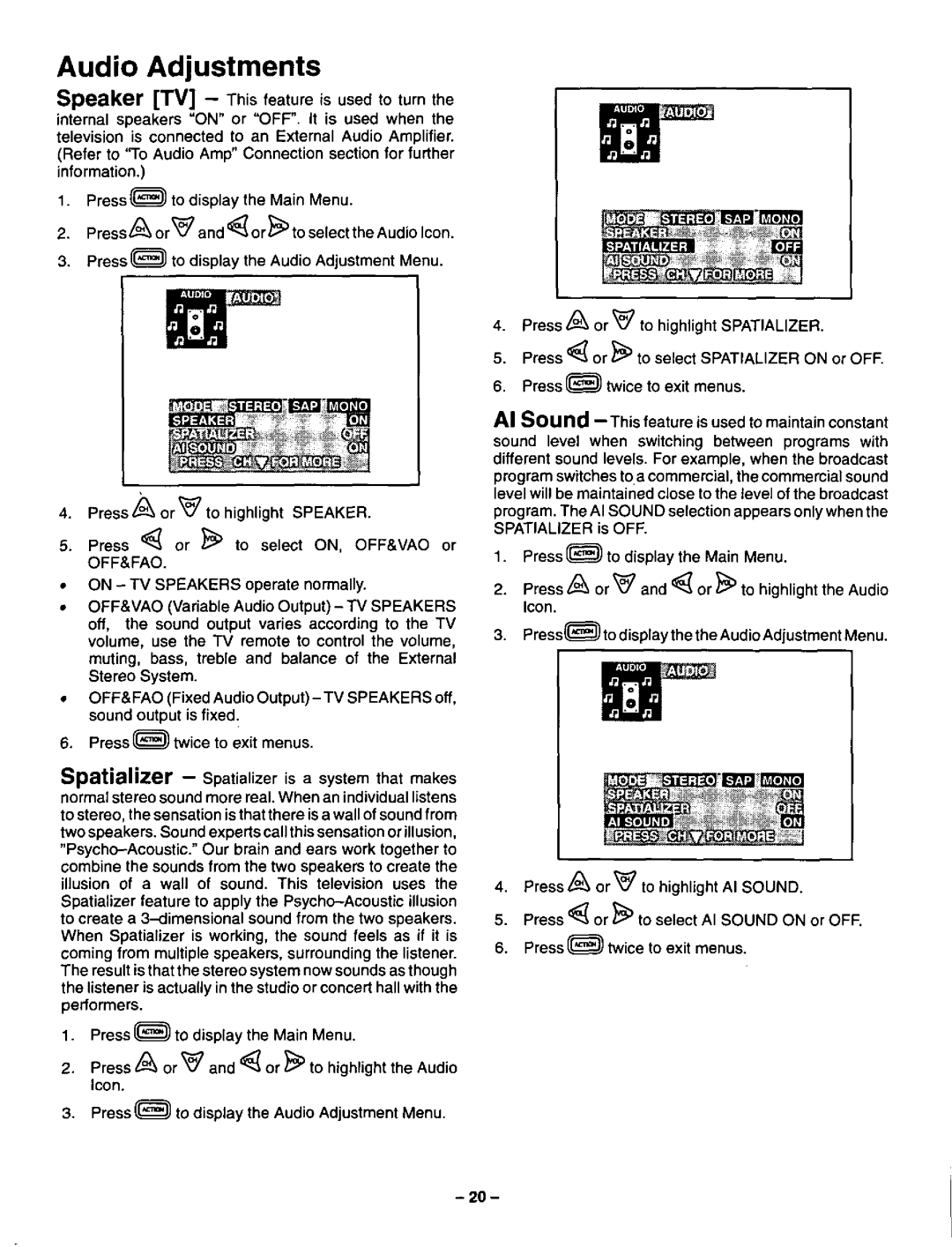 Panasonic CT-36SF24 manual 