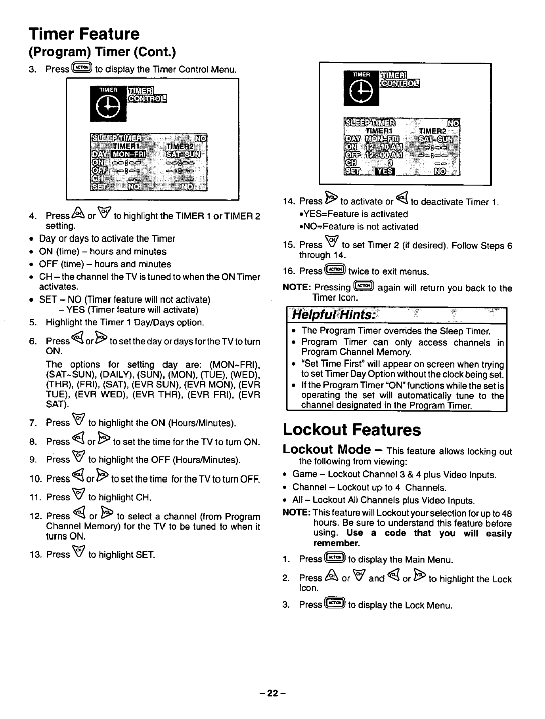 Panasonic CT-36SF24 manual 