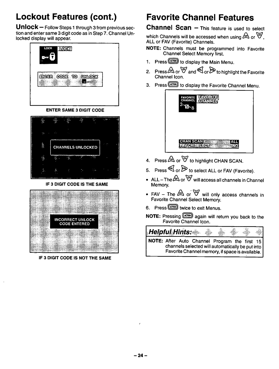 Panasonic CT-36SF24 manual 