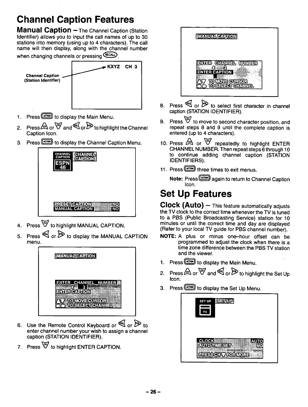 Panasonic CT-36SF24 manual 