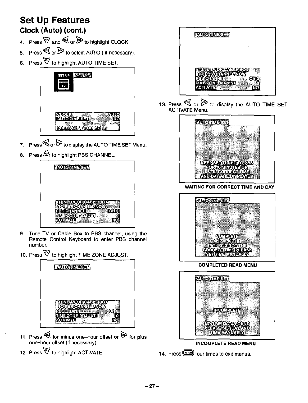 Panasonic CT-36SF24 manual 