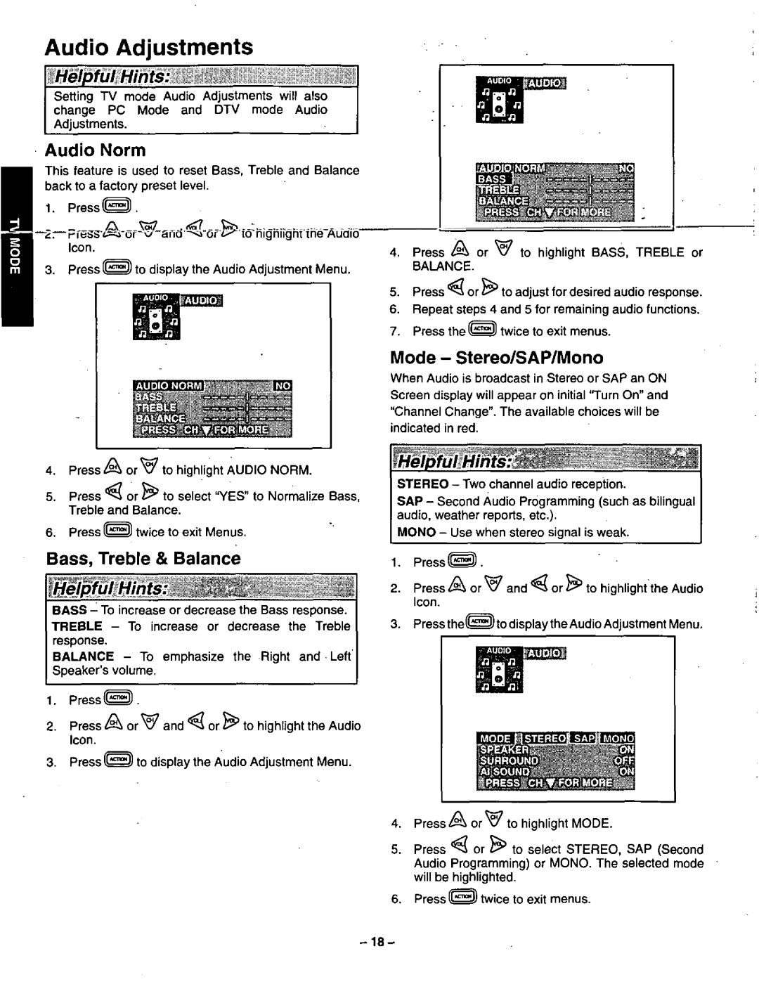 Panasonic CT-36VG50 manual 