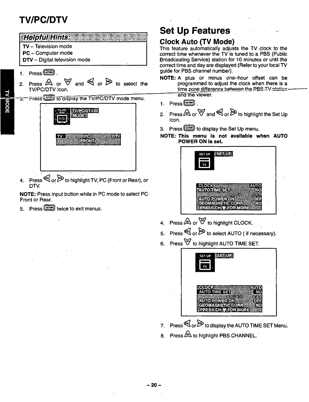 Panasonic CT-36VG50 manual 