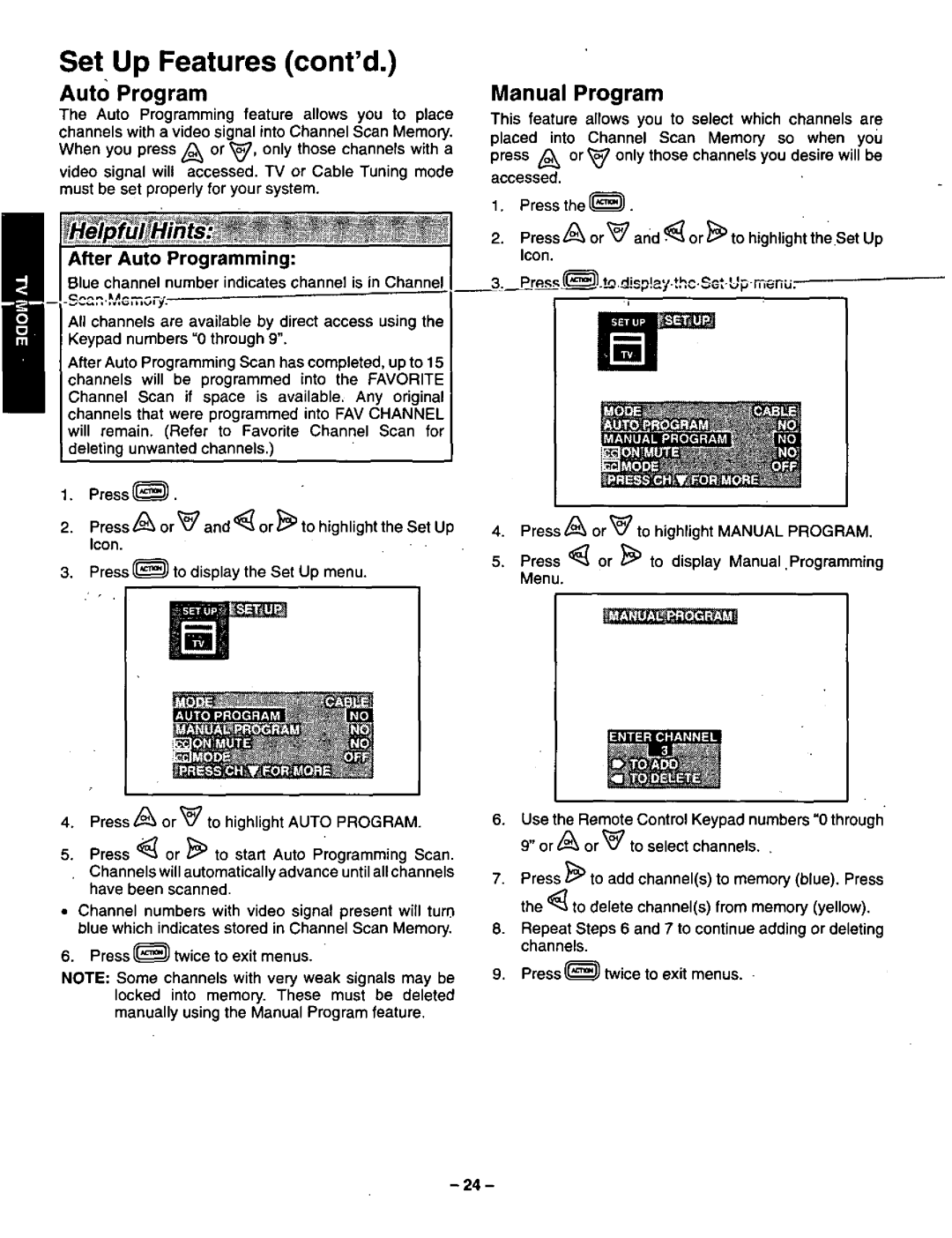 Panasonic CT-36VG50 manual 