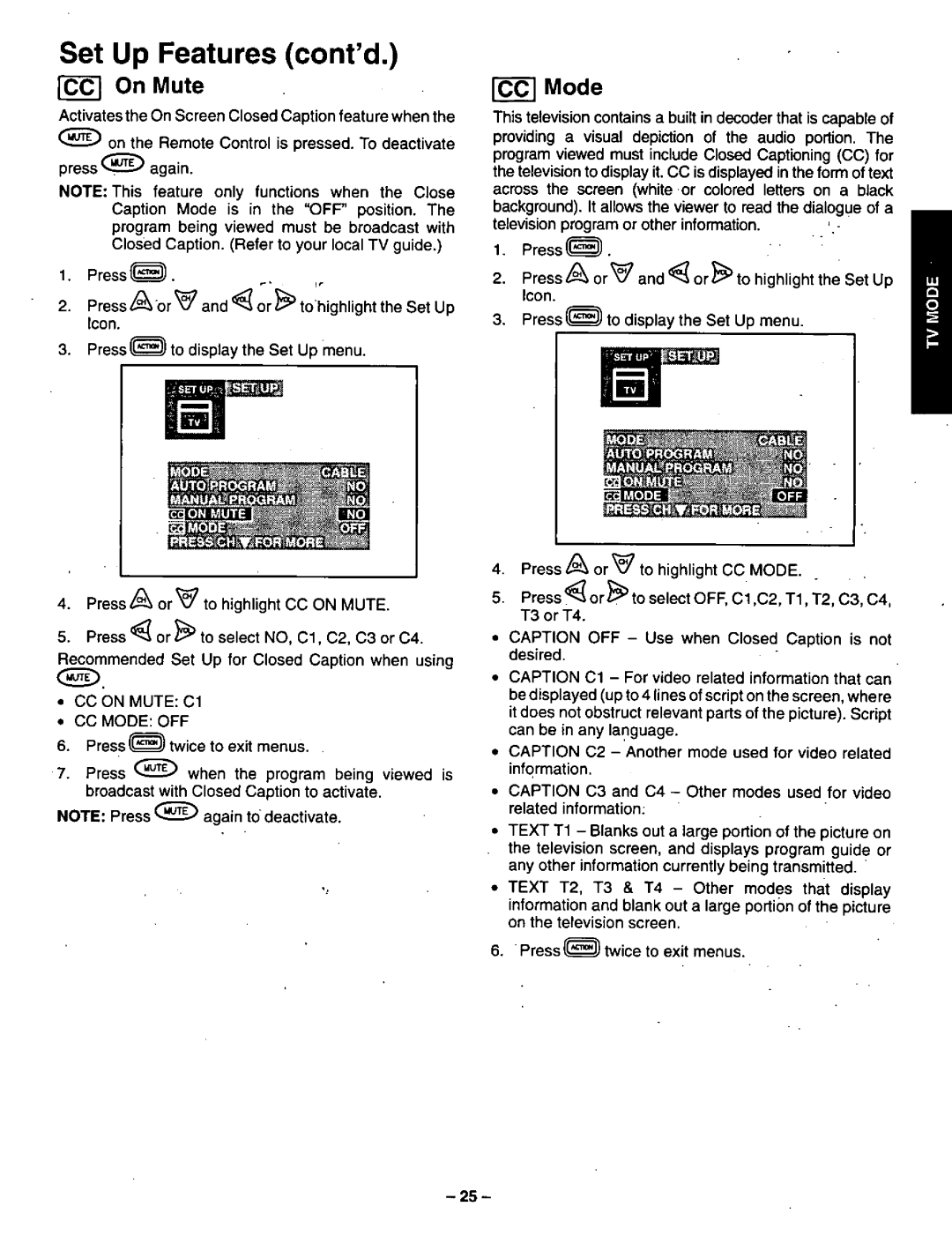 Panasonic CT-36VG50 manual 