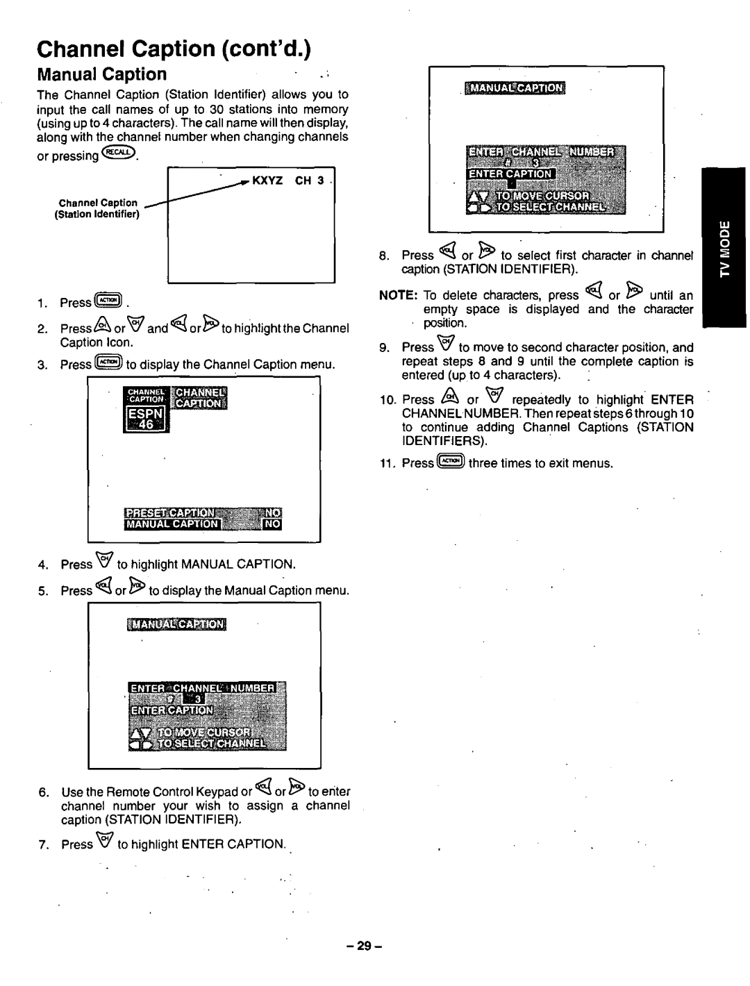 Panasonic CT-36VG50 manual 