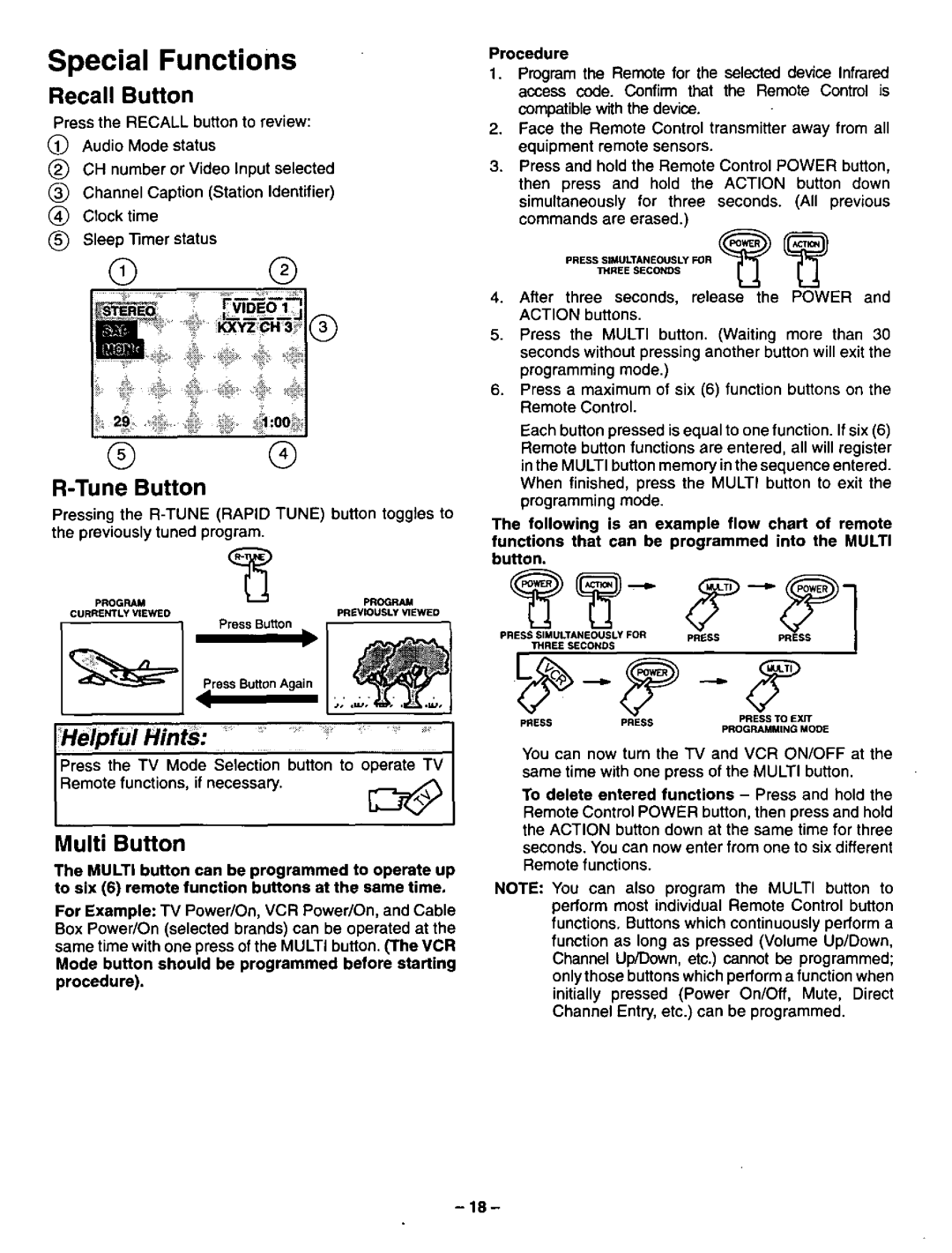 Panasonic CT-36XF54, CT-31XF44 manual 