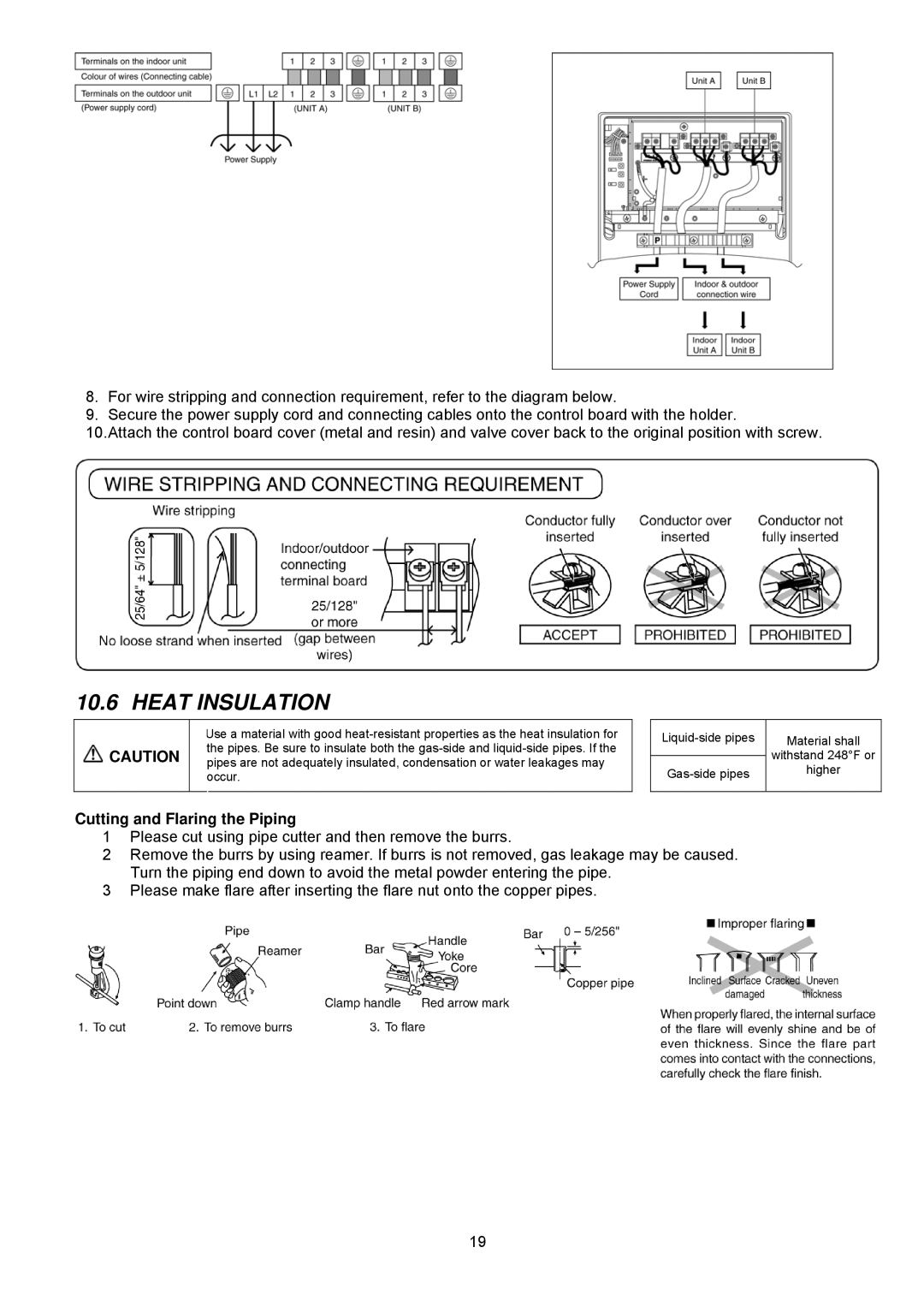 Panasonic CU-2S18NBU-1 service manual Heat Insulation 