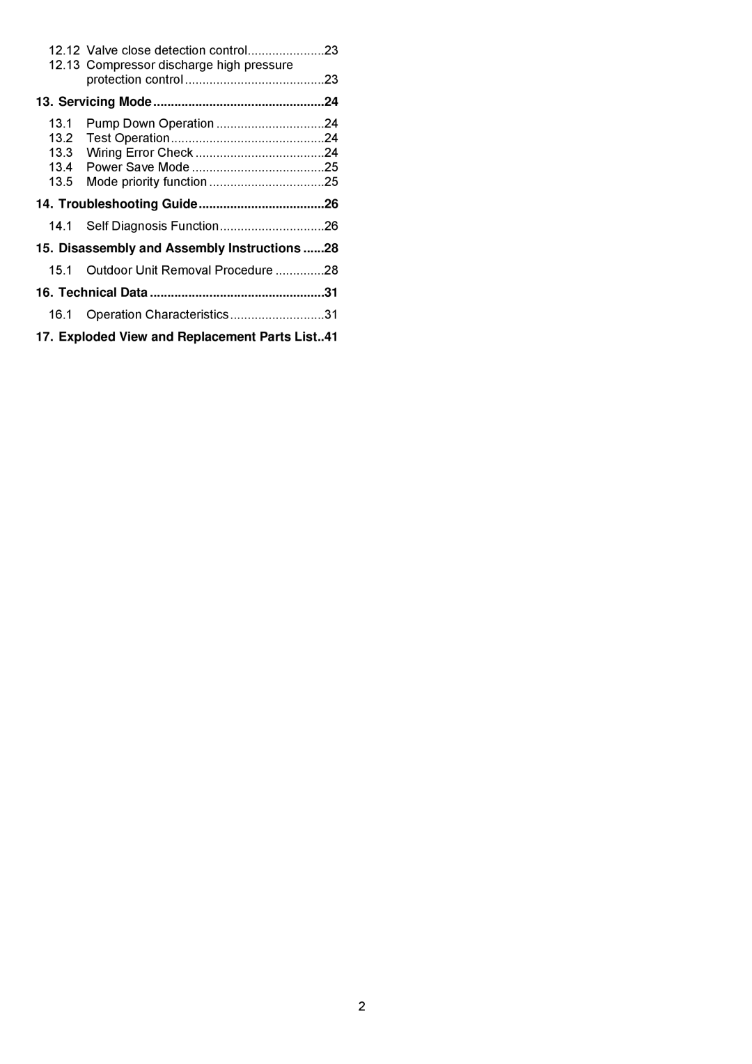 Panasonic CU-2S18NBU-1 service manual Disassembly and Assembly Instructions 