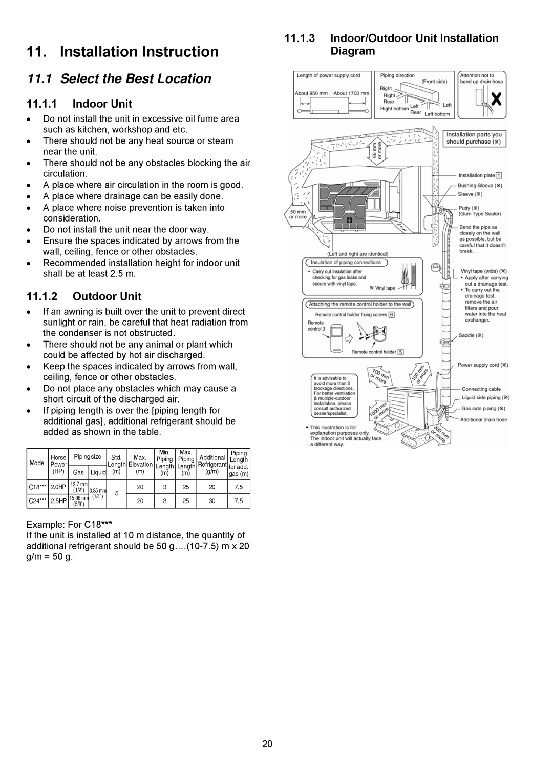 Panasonic CU-C18KKS, CU-C24KKS, CS-C18KKS Installation Instruction, Select the Best Location, Indoor Unit, Outdoor Unit 