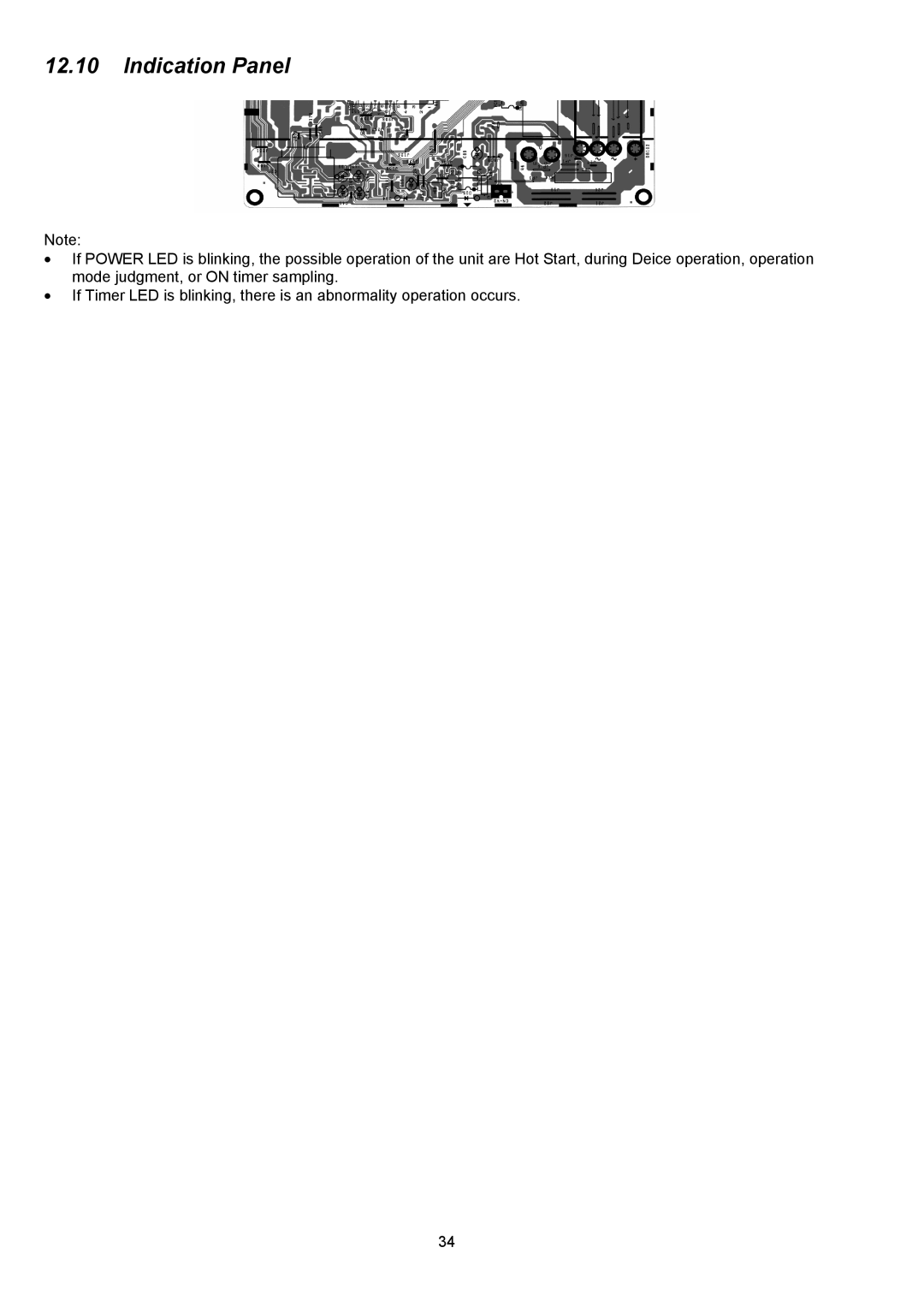 Panasonic CS-E9NKUAW, CU-E12NKUA, CU-E9NKUA, CS-E12NKUAW service manual Indication Panel 