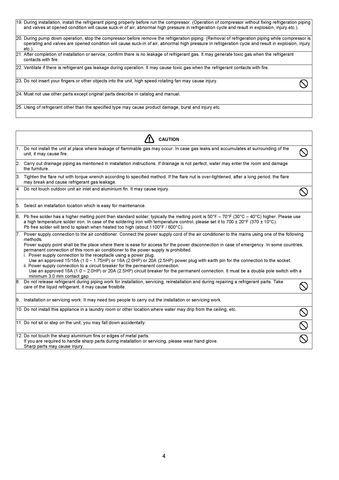 Panasonic CU-E12NKUA, CU-E9NKUA, CS-E9NKUAW, CS-E12NKUAW service manual 