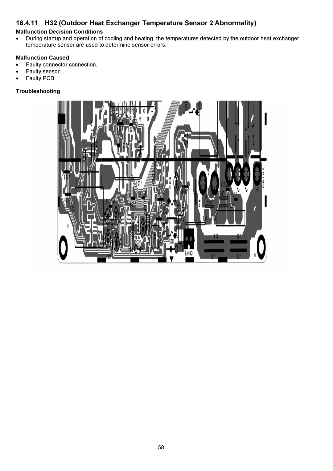 Panasonic CS-E9NKUAW, CU-E12NKUA, CU-E9NKUA, CS-E12NKUAW service manual Malfunction Decision Conditions 