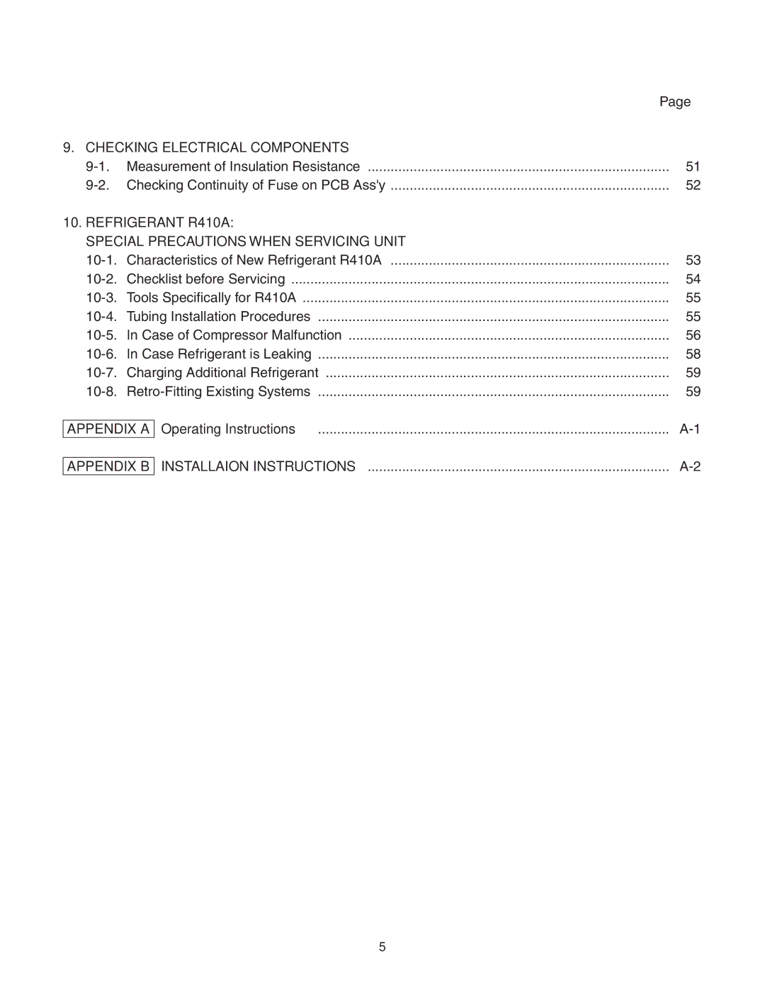 Panasonic CU-KE30NKU, CU-KE36NKU, CS-KE36NKU, CS-KE30NKU service manual Checking Electrical Components 