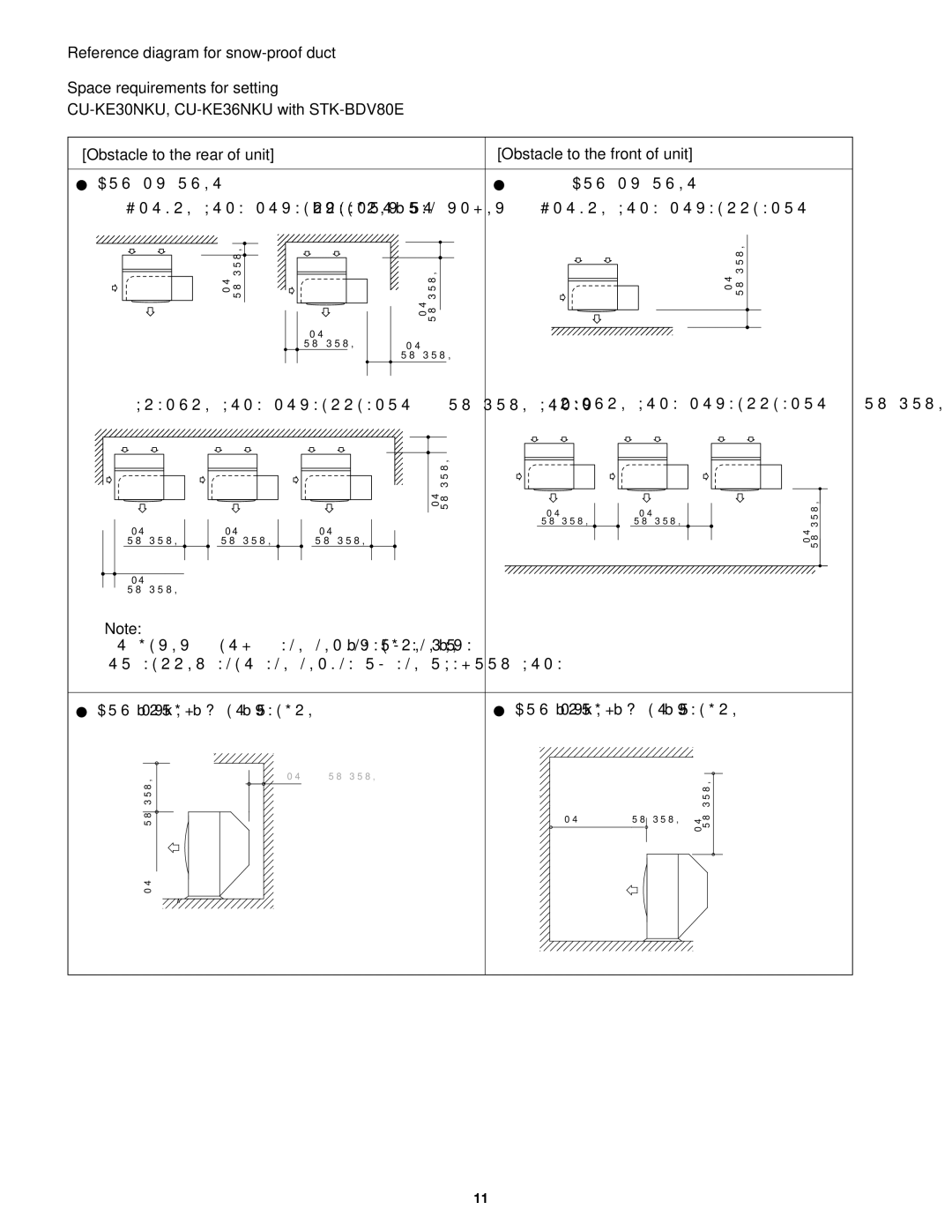 Panasonic CS-KE30NKU, CU-KE36NKU 4522,8/4/,/,0./5-/,5+55840, #04.2,4004922054 9*2,9545/90+,9 