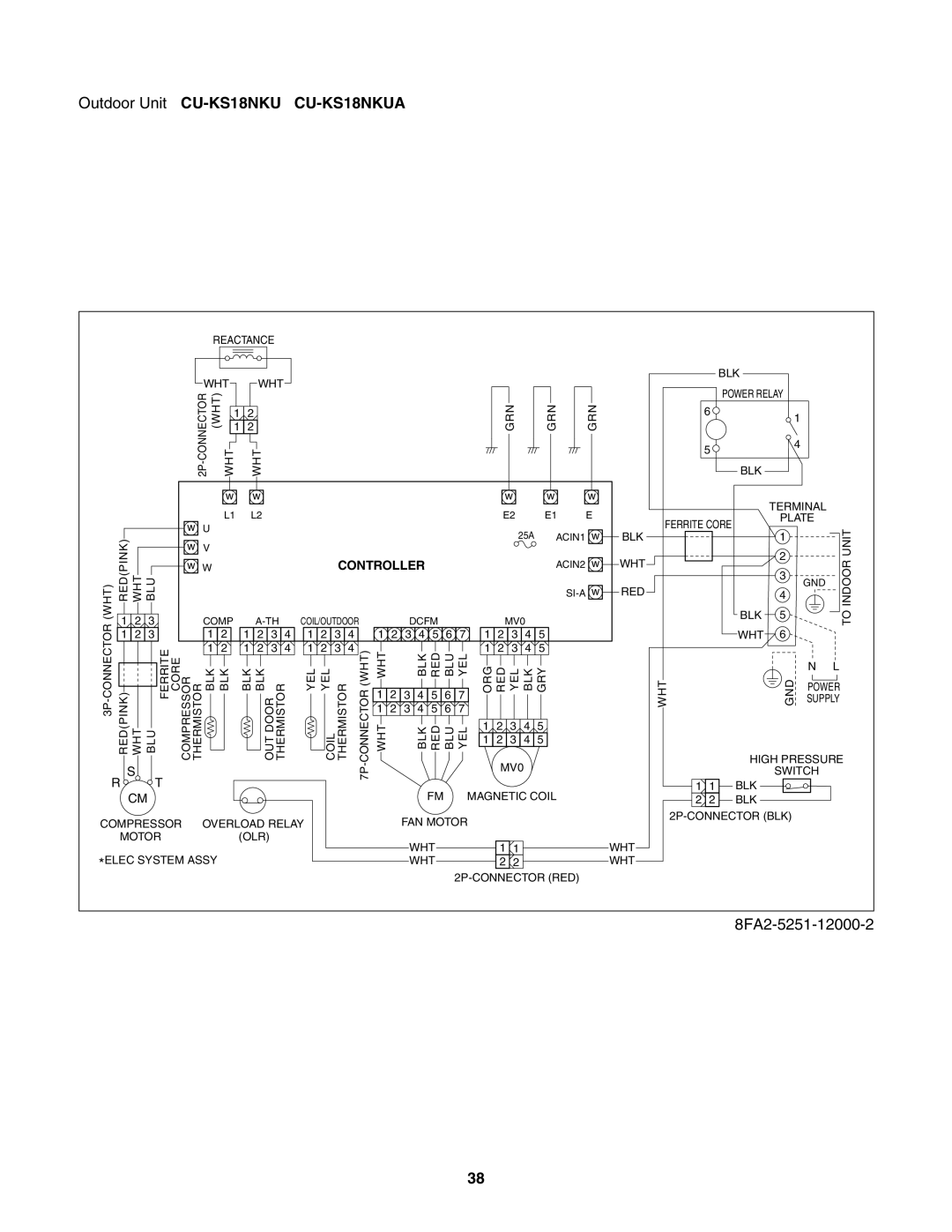 Panasonic CS-KS12NB41 & CZ-18BT1U, CU-KS12NK1A, CS-KS18B4UW & CZ-18BT1U Outdoor Unit CU-KS18NKU CU-KS18NKUA, Blk 