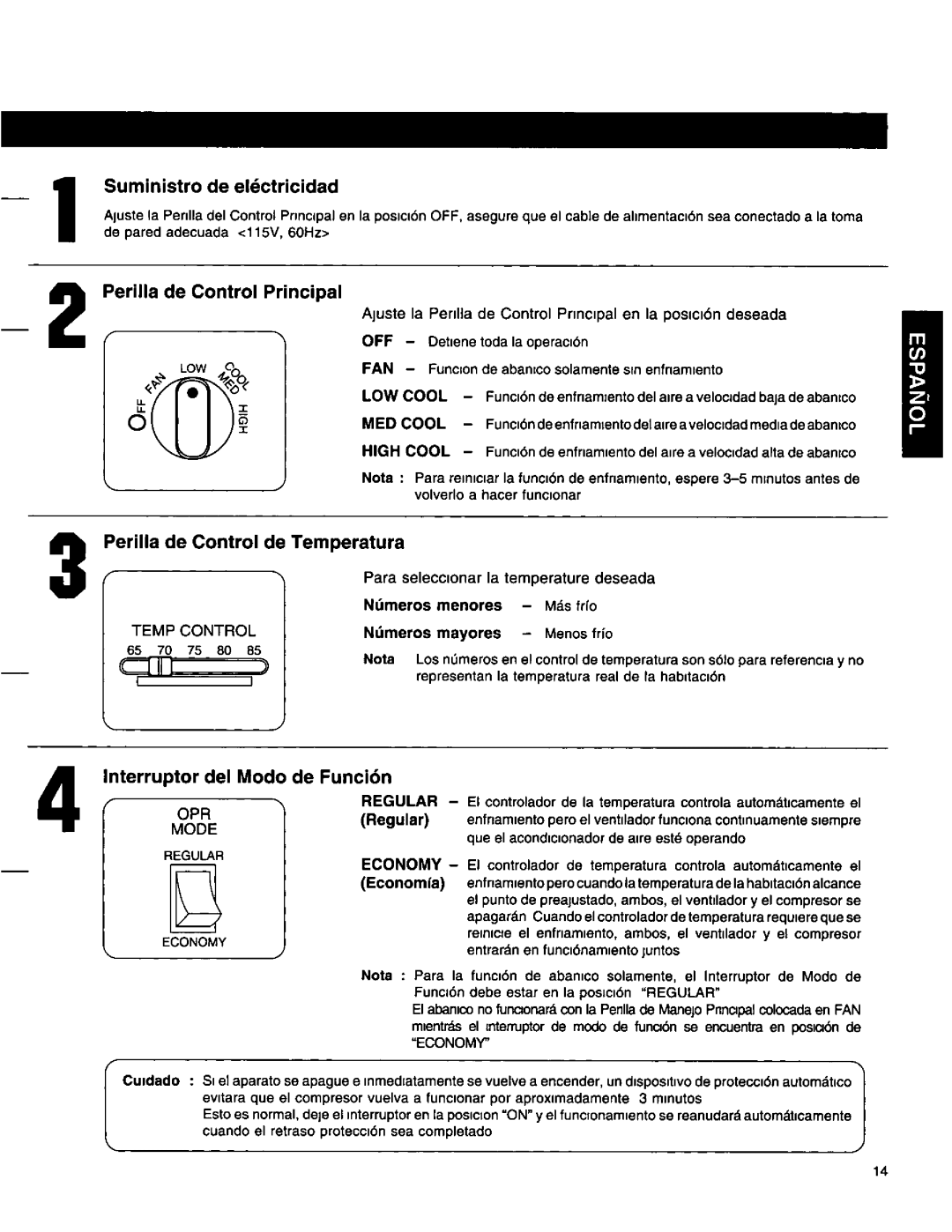 Panasonic CW-1406BU manual 