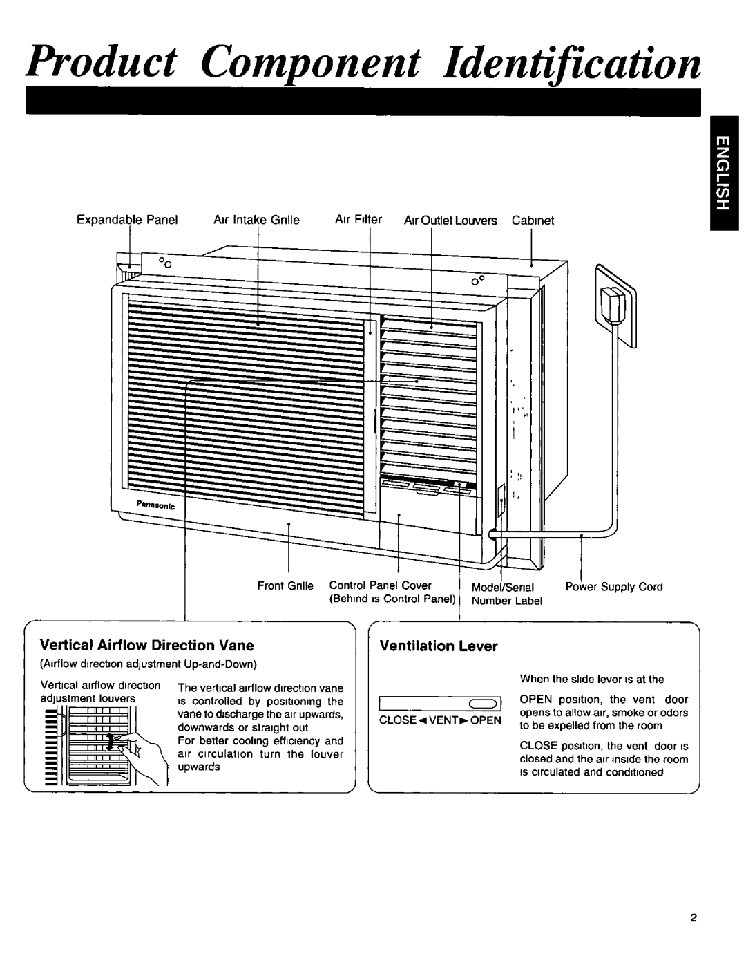 Panasonic CW-1406BU manual 