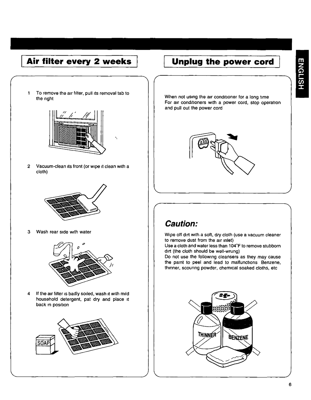 Panasonic CW-1406BU manual 