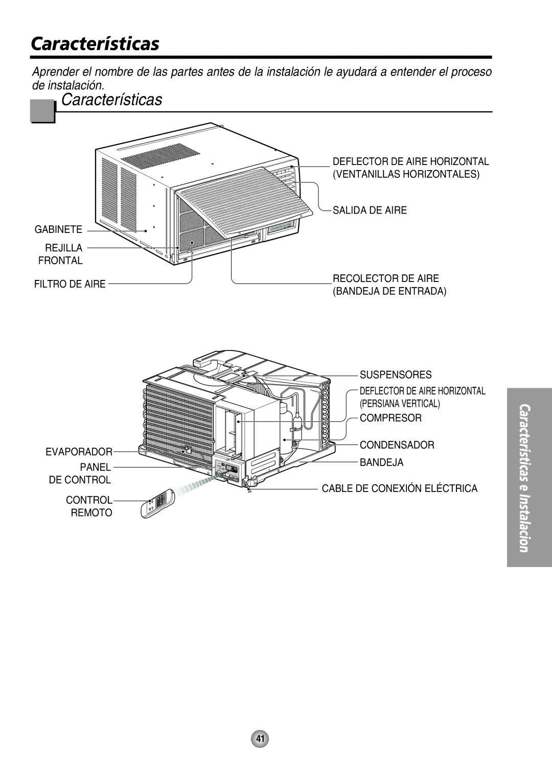 Panasonic CW-XC104HU, CW-XC104HK, CW-XC144HU, CW-XC124HU manual Características 