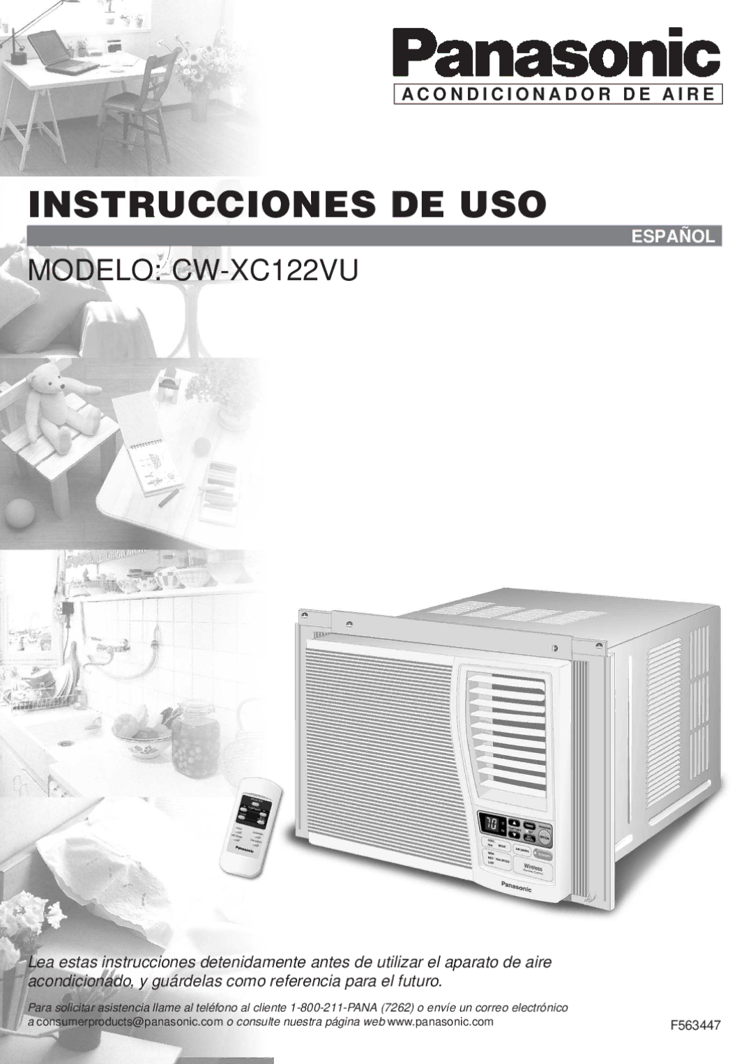 Panasonic CW-XC122VU manual Instrucciones DE USO, O N D I C I O N a D O R D E a I R E 