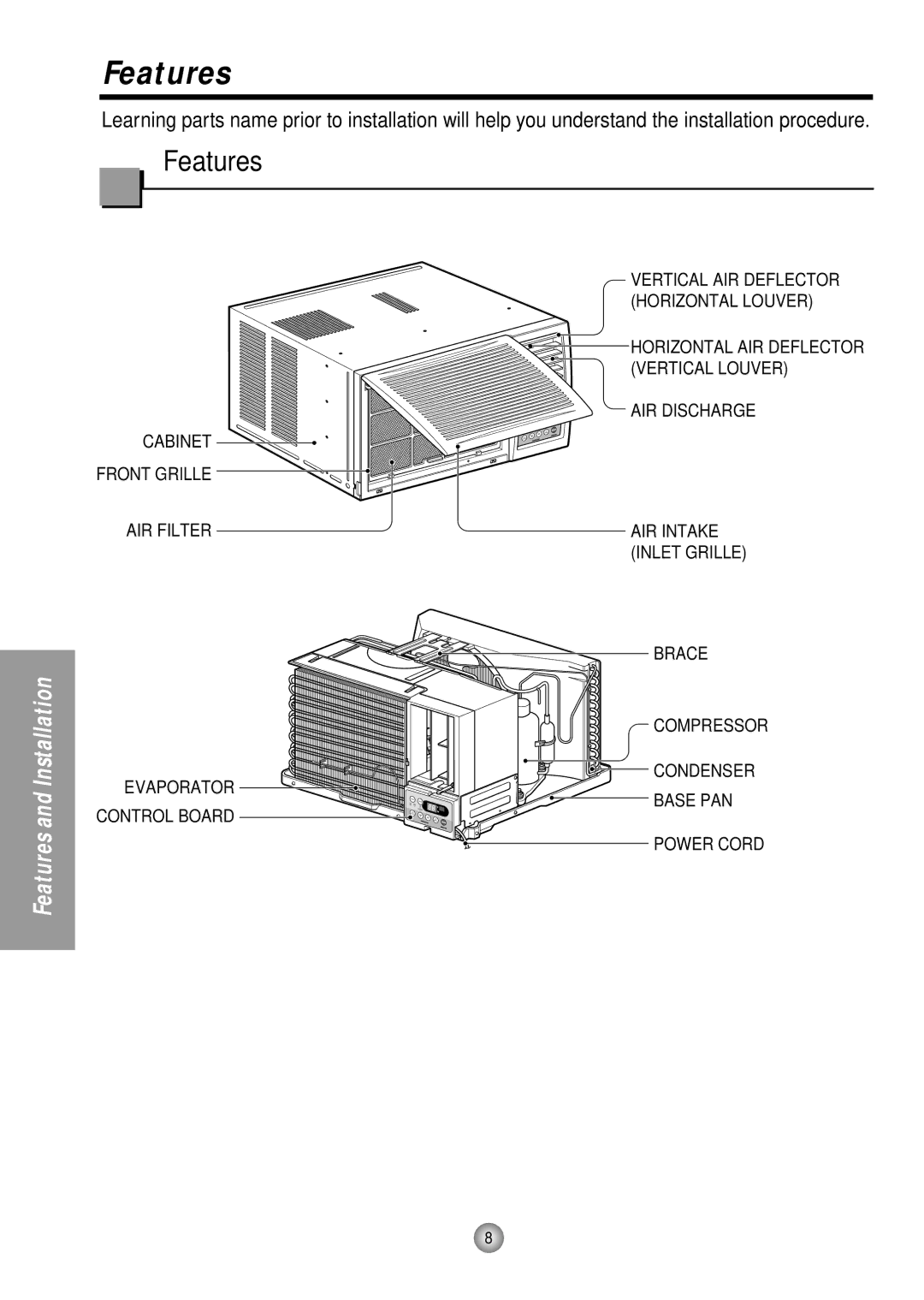 Panasonic CW-XC183HU, CW-XC243HU manual Features 