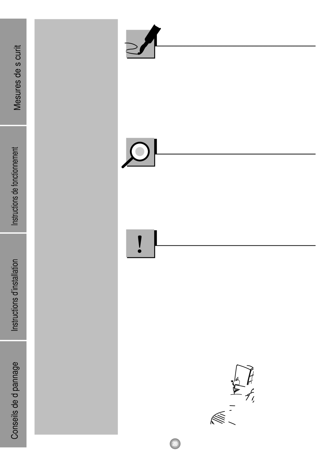 Panasonic CW-XC64HU manual Mesures de sécurité, Instructions de Fonctionnement, Nettoyage et entretien, Caractéristiques 