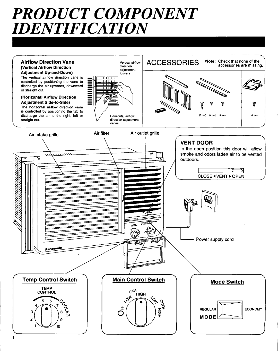 Panasonic CW606TU manual 