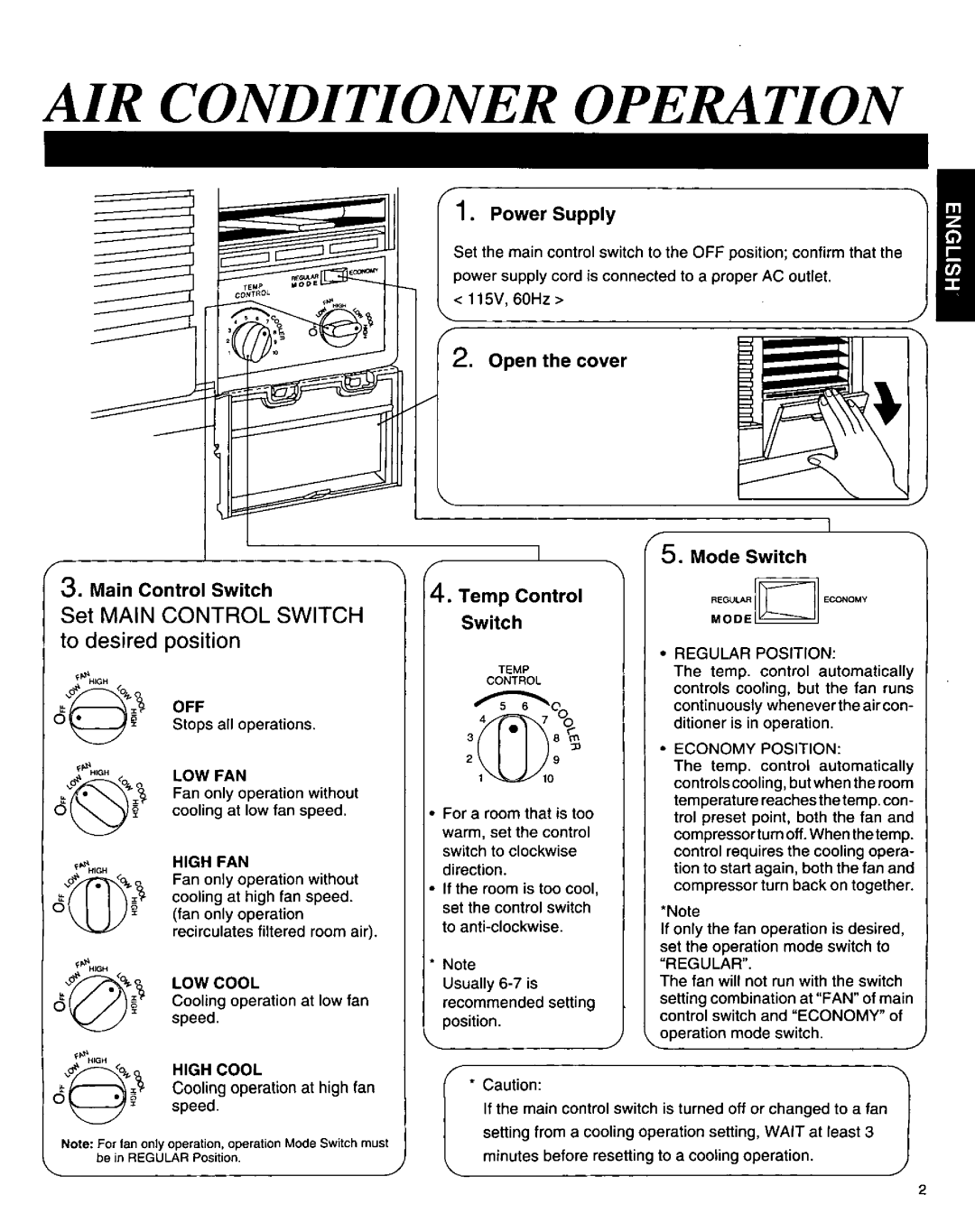 Panasonic CW606TU manual 