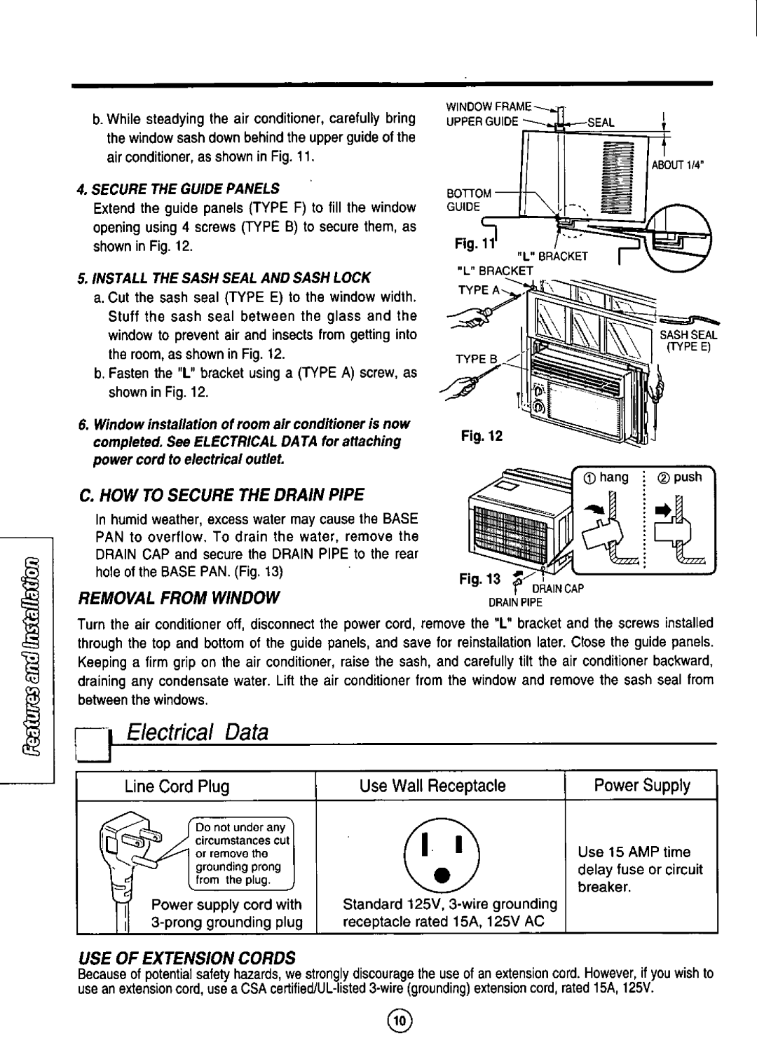 Panasonic CWC50GU manual 