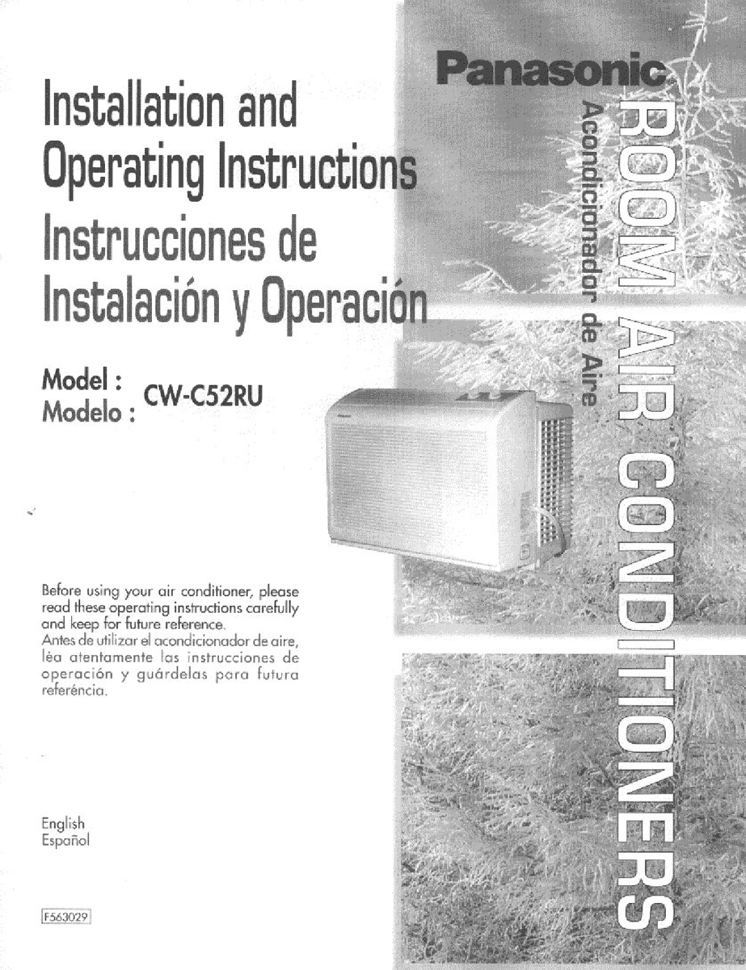 Panasonic CWC52RU manual 