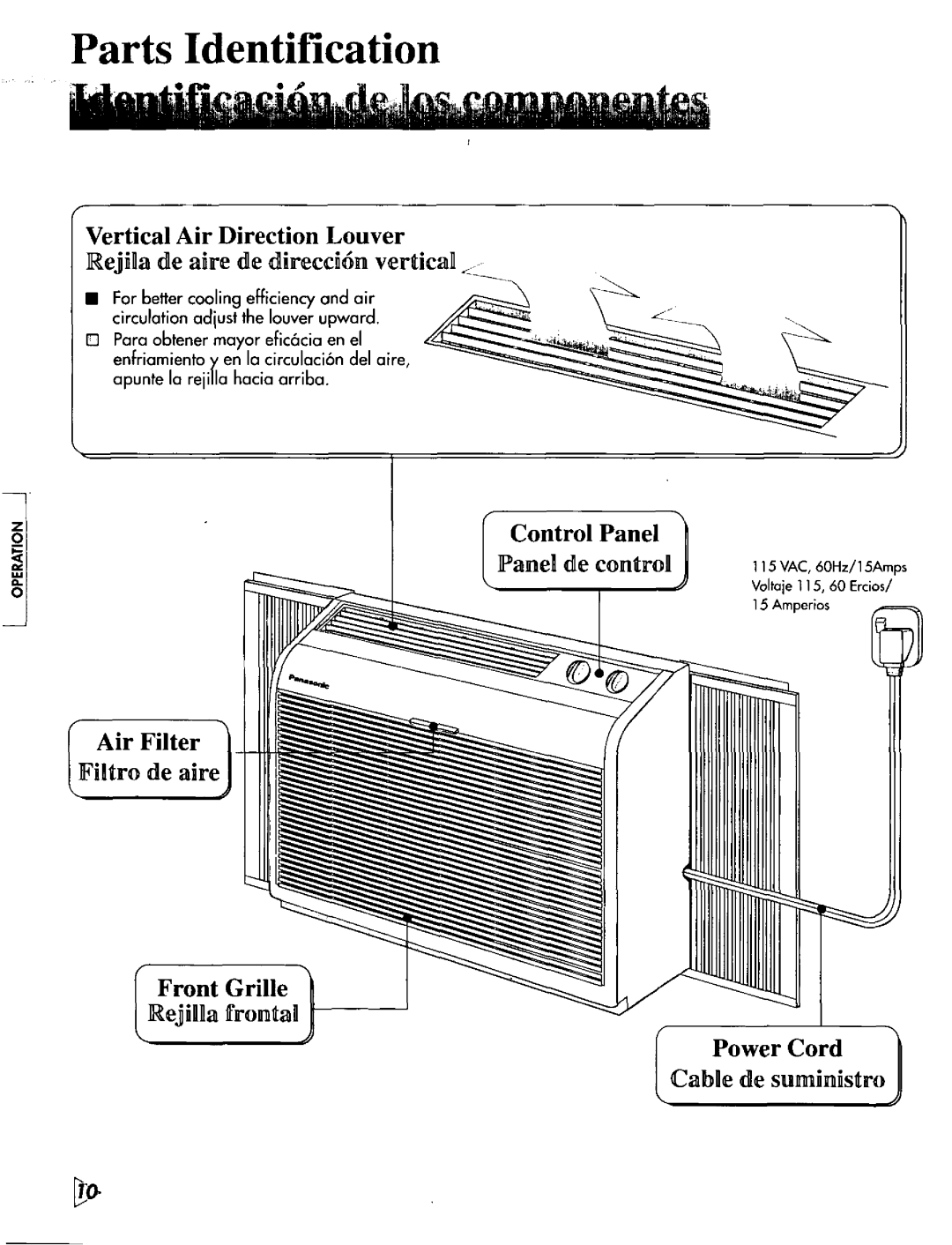 Panasonic CWC52RU manual 