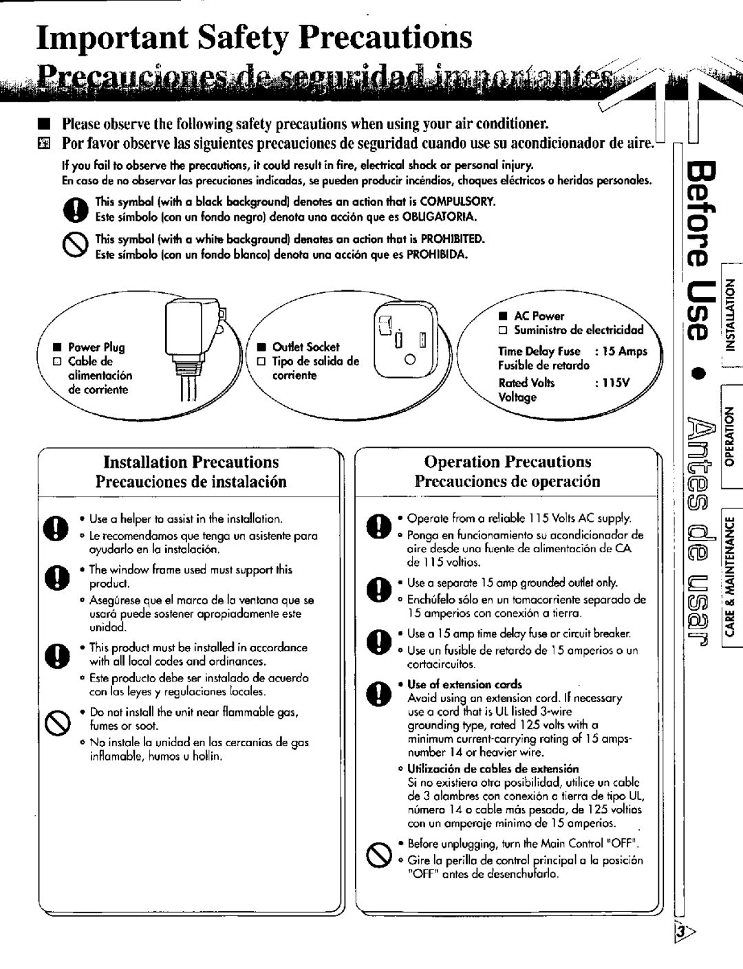 Panasonic CWC52RU manual 