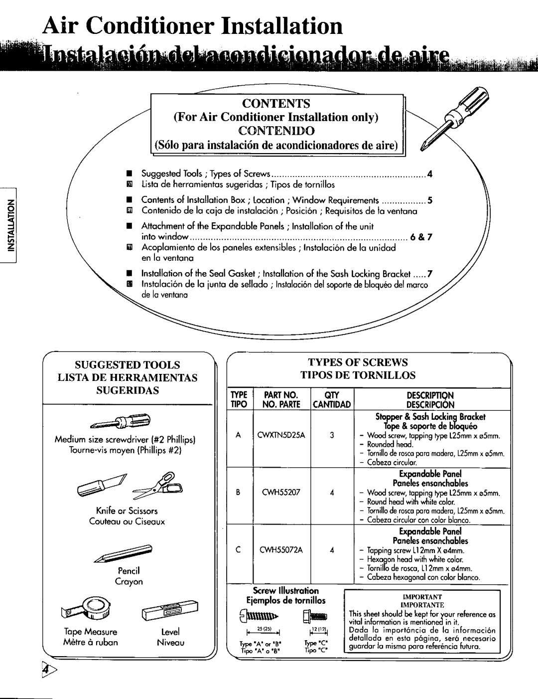 Panasonic CWC52RU manual 