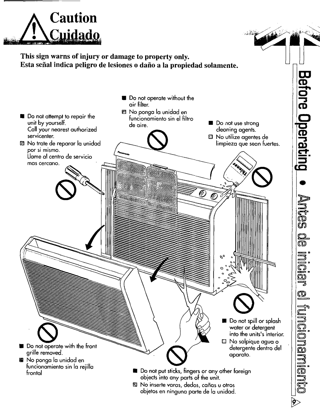 Panasonic CWC52RU manual 