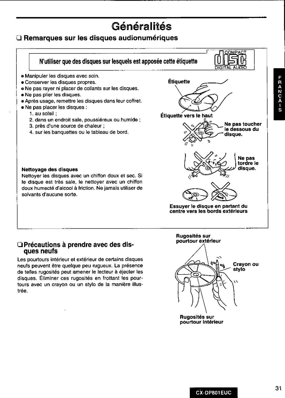 Panasonic CX-DP801EUC manual 