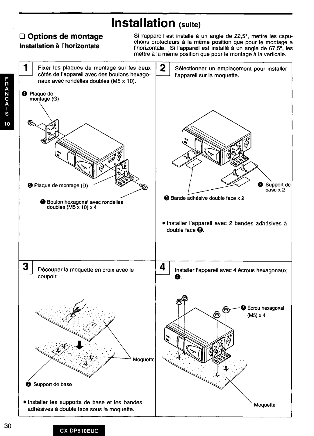 Panasonic CXDP610EUC manual 