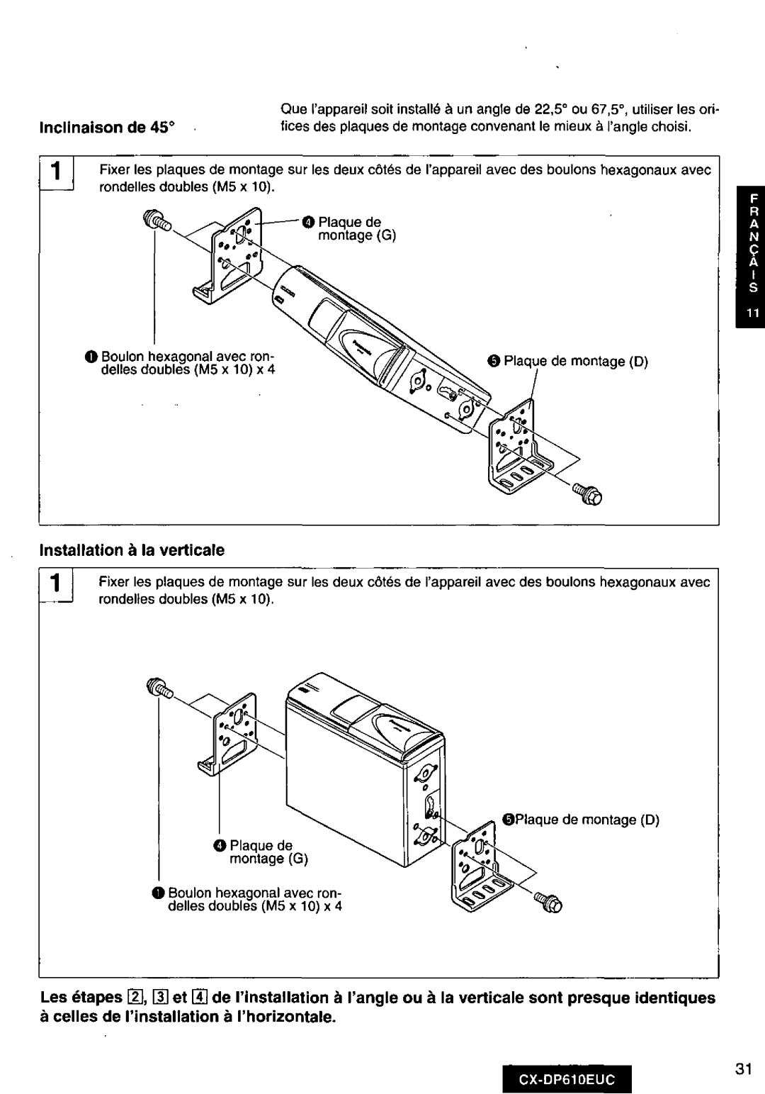 Panasonic CXDP610EUC manual 