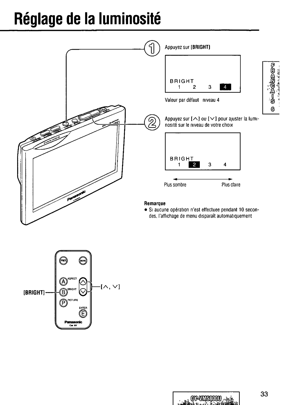 Panasonic CY-VM5800U manual 