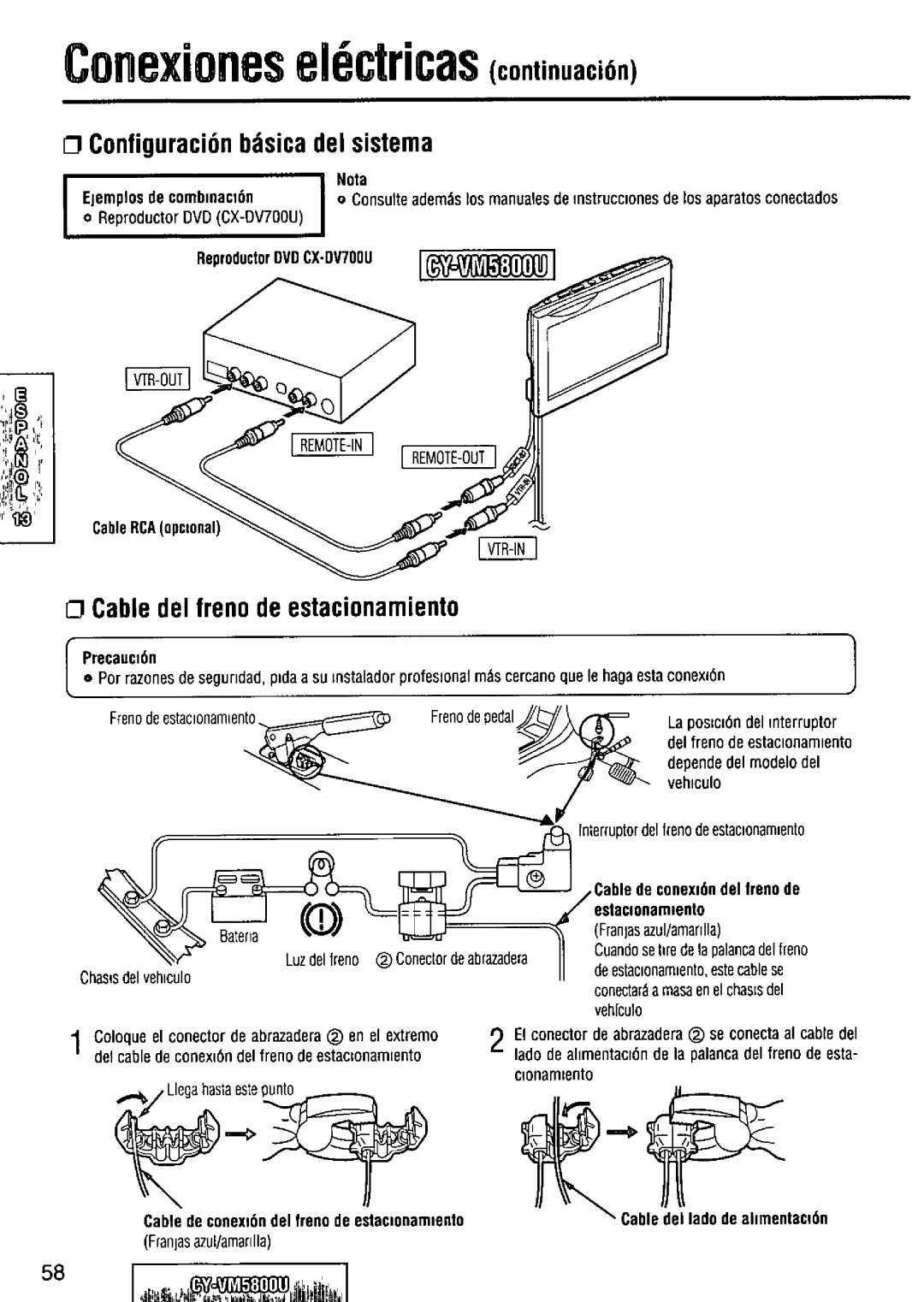 Panasonic CY-VM5800U manual 