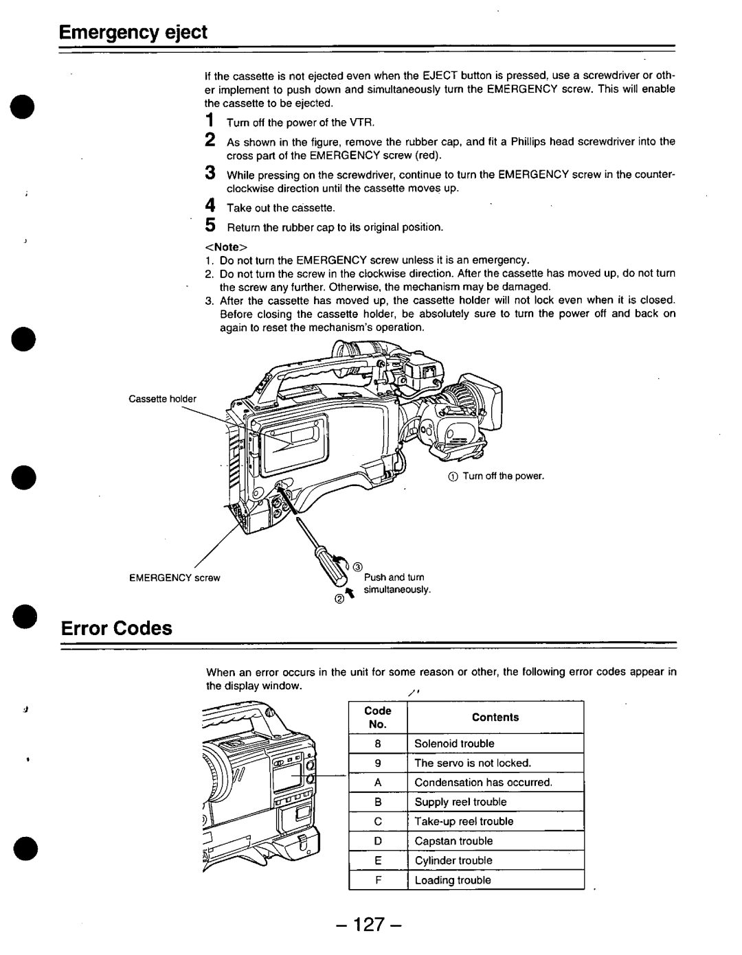 Panasonic D900W manual 