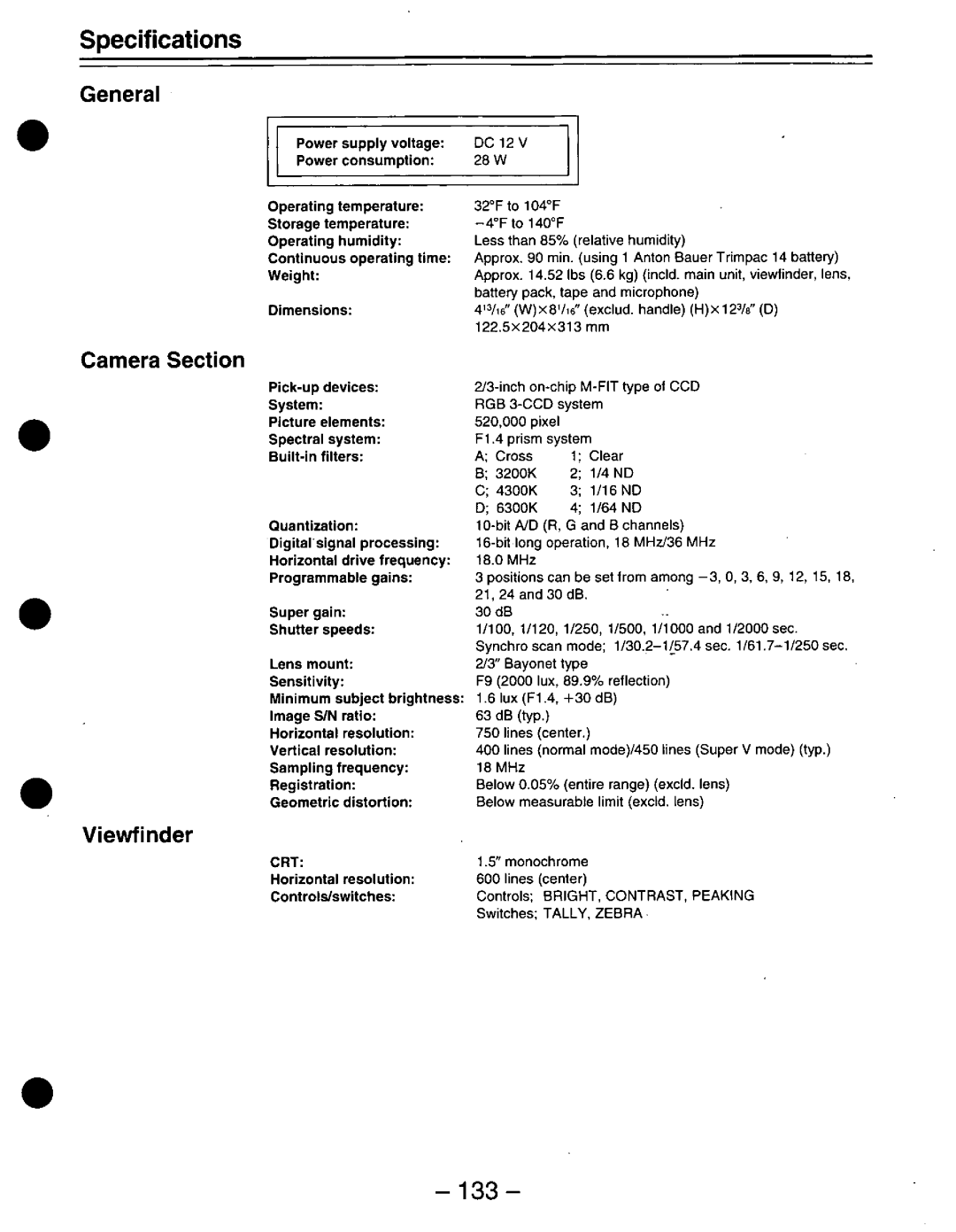 Panasonic D900W manual 